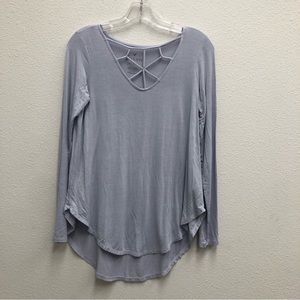 AEO Soft & Sexy T. Light Blue Womens Small EUC